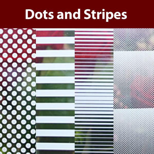 Dots and Stripes Window Tinting Films