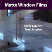 Matte Window Tinting Films